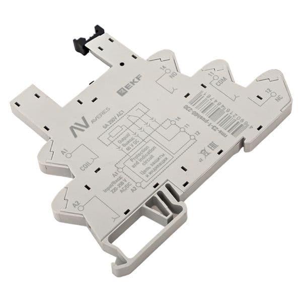 Разъем для реле РM slim 23/1 Push-in 230VАС/60VDC AVERES