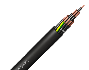 Кабель контрольный гибкий с изоляцией из ПВХ FLEXTEL 200 VV-K 19G2.5
