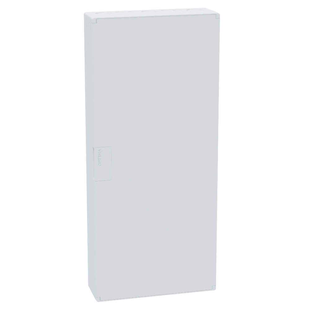 Щит ЩРН-п-48 пластиковый распред. OptiBox Pro 48-NNR-IP40 48м. навесной с пласт. белой дверцей  IP40