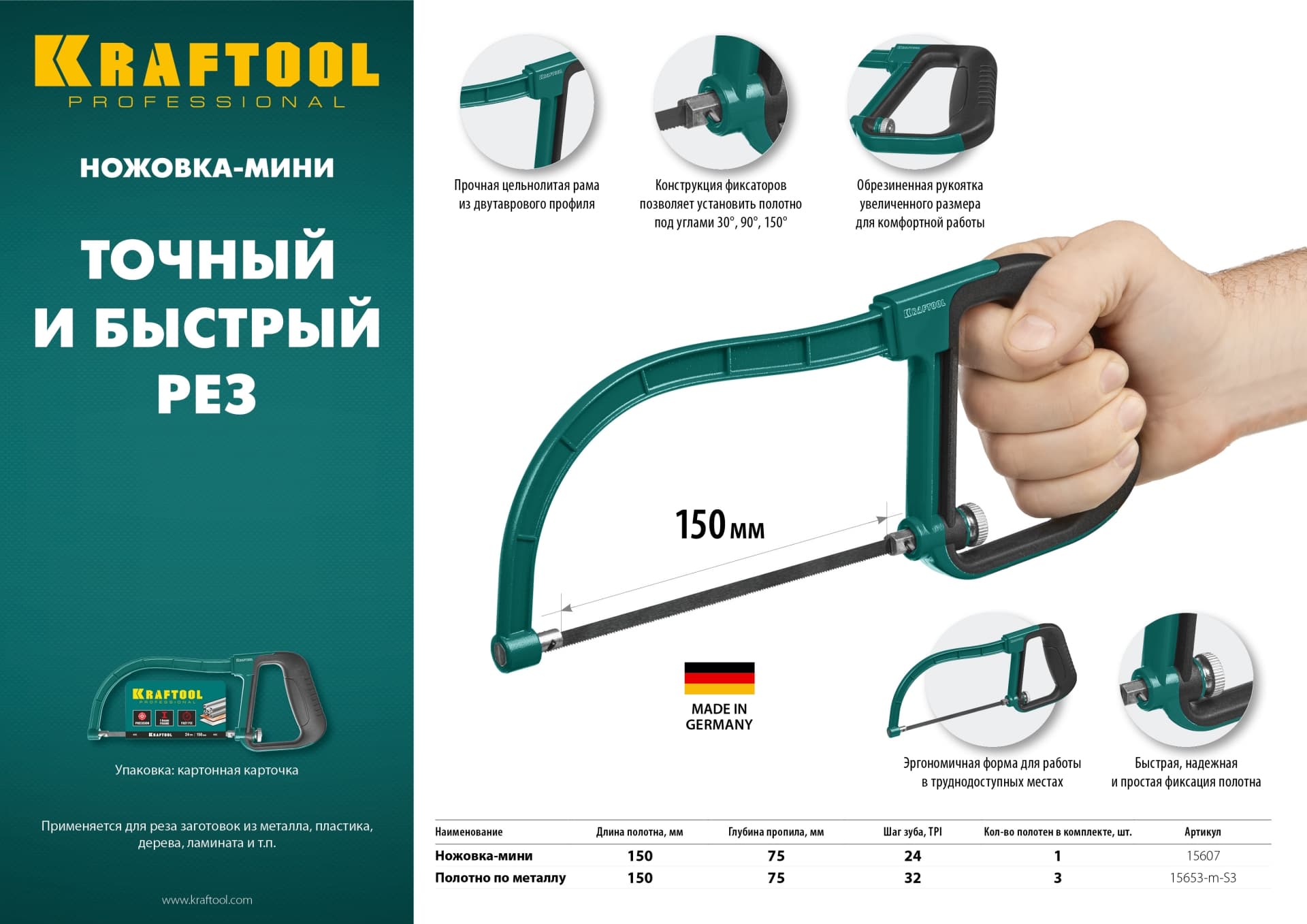 Ножовка-мини по металлу