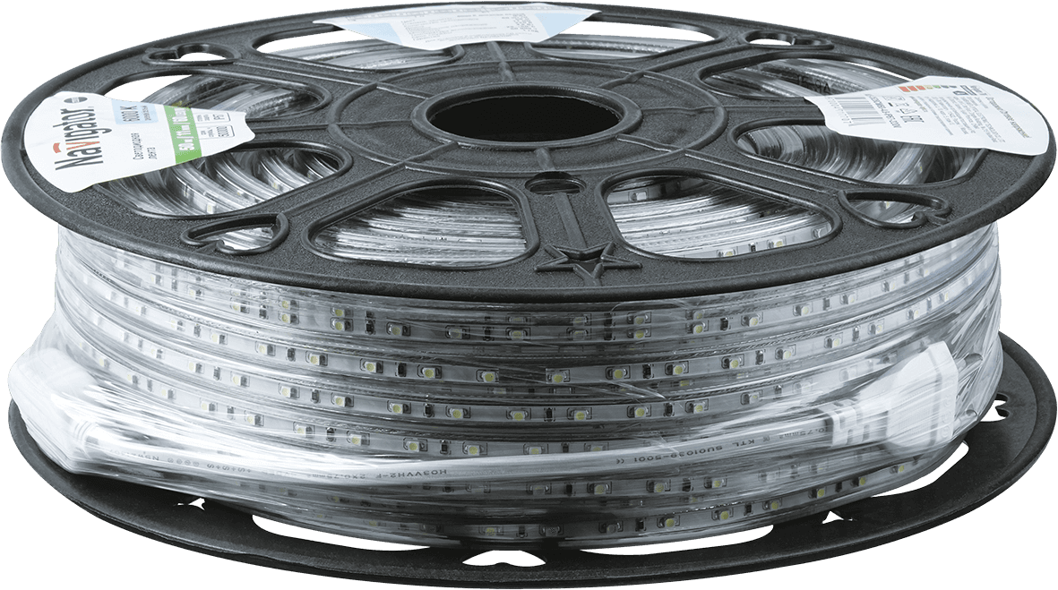 Лента светодиодная 4.8Вт/м 220В синий IP67 60LED/м NLS-3528 20м