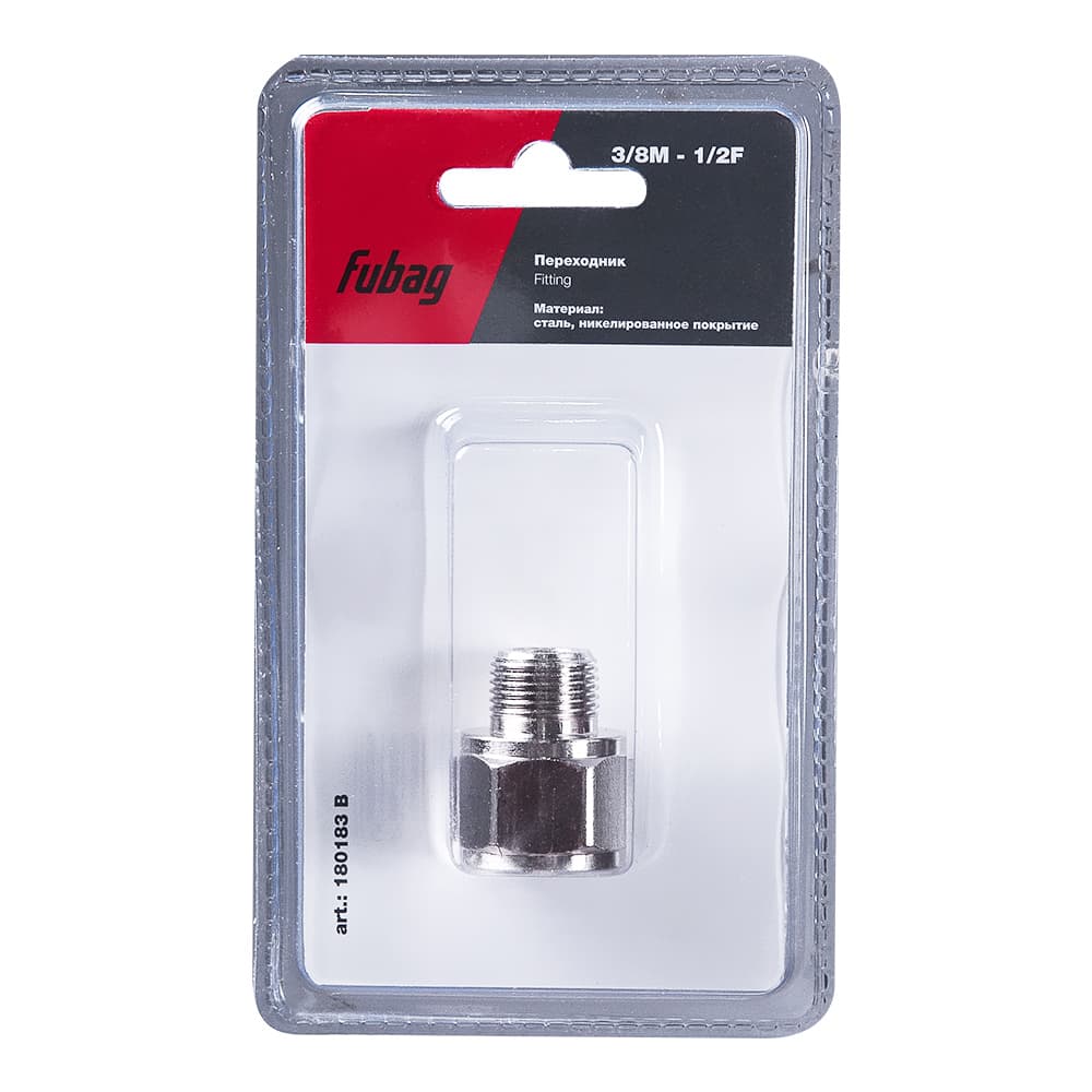 Переходник 3/8''M на 1/2''F блистер 1 шт