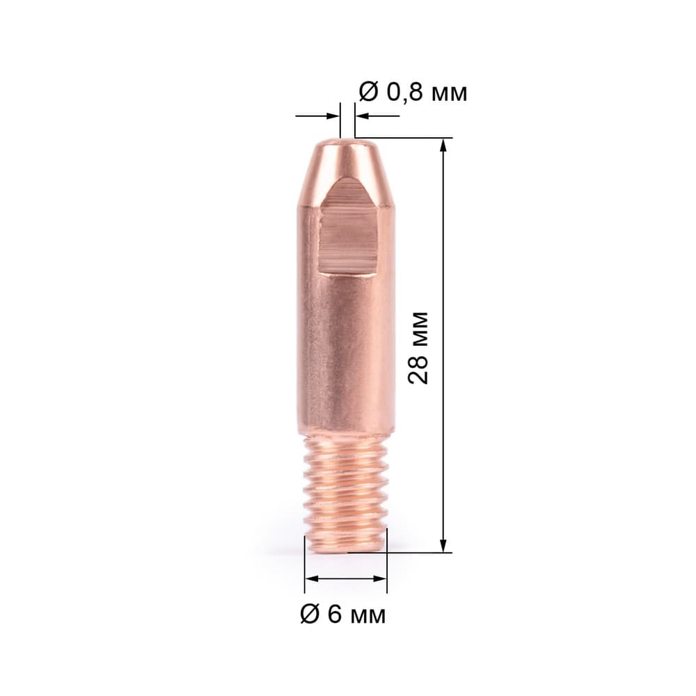 Наконечник M6х28х0.8 (140.0051/MD0009-08)