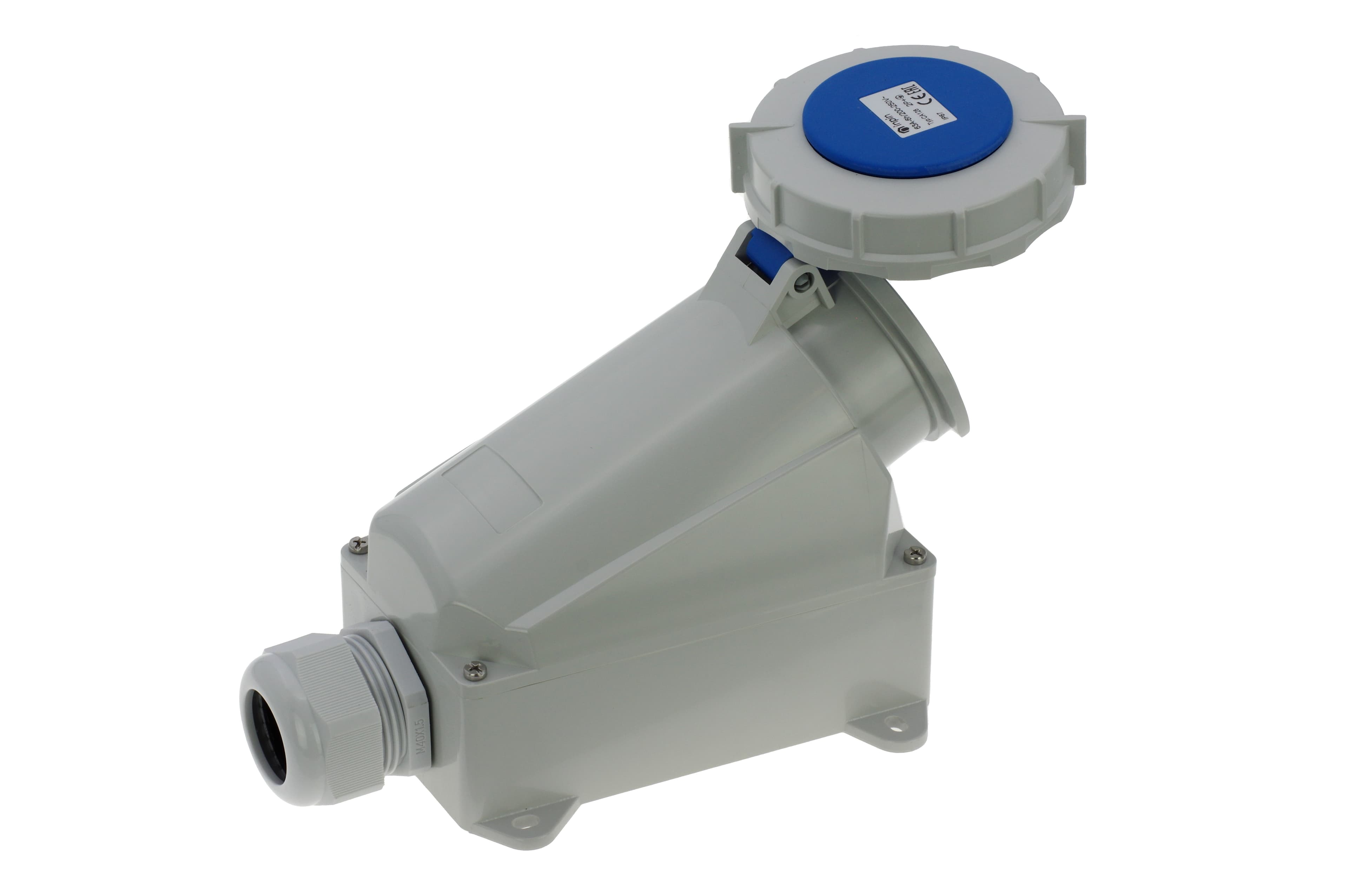 Розетка настенная 63A/230V/1P+N+E/IP67