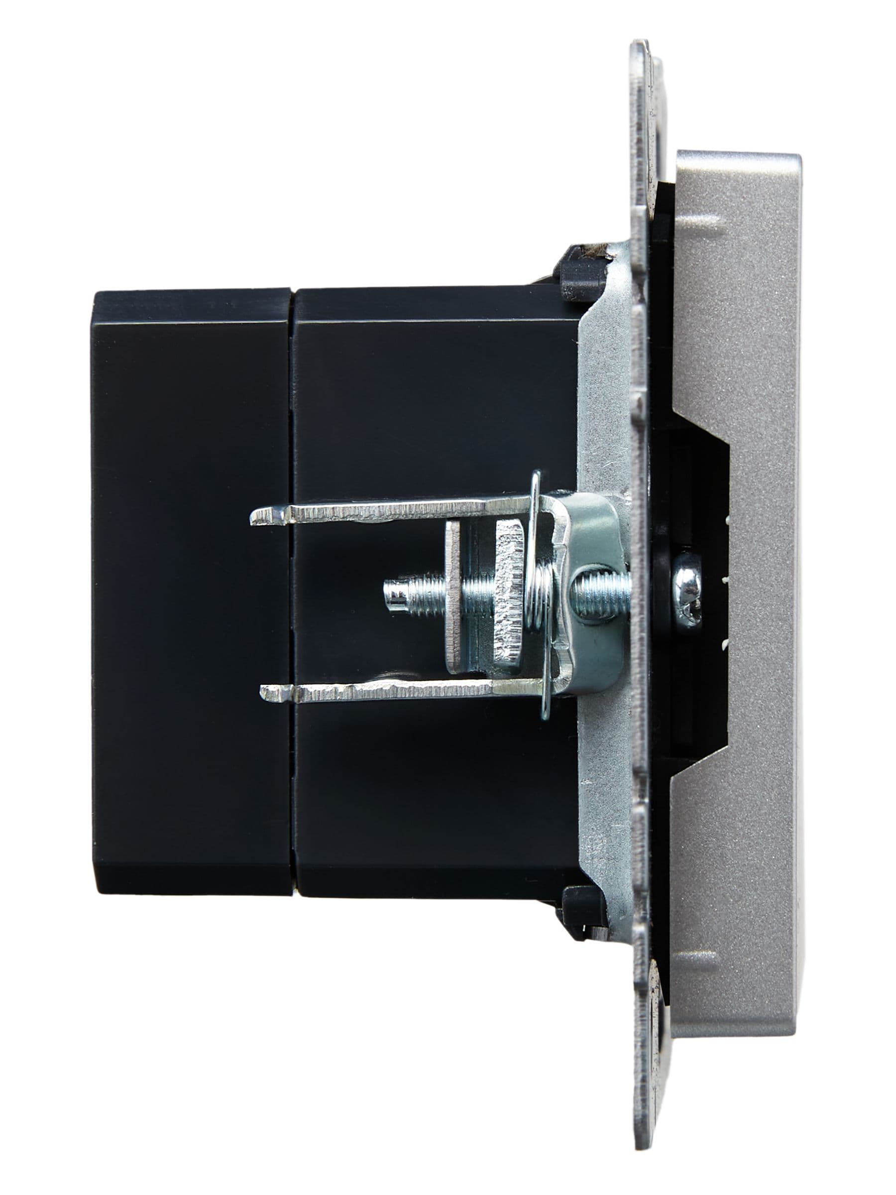 BRITE Розетка USB A+C 18Вт РЮ11-1-БрА алюминий