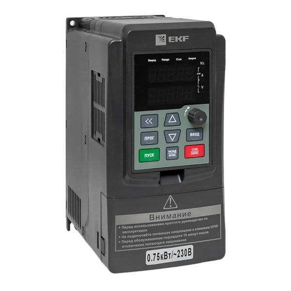 Преобразователь частоты 0.75/1.5 кВт 1х230В VECTOR-100
