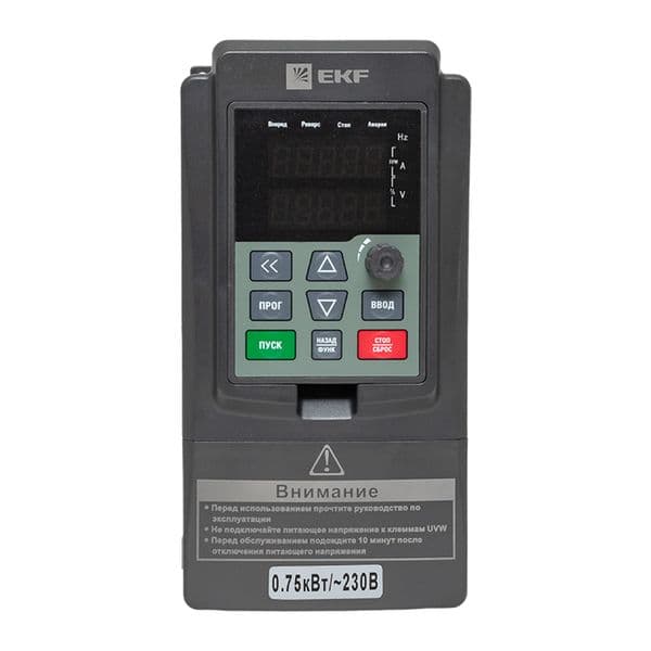 Преобразователь частоты 0.75/1.5 кВт 1х230В VECTOR-100