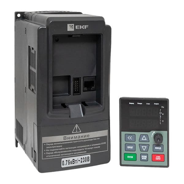 Преобразователь частоты 0.75/1.5 кВт 1х230В VECTOR-100