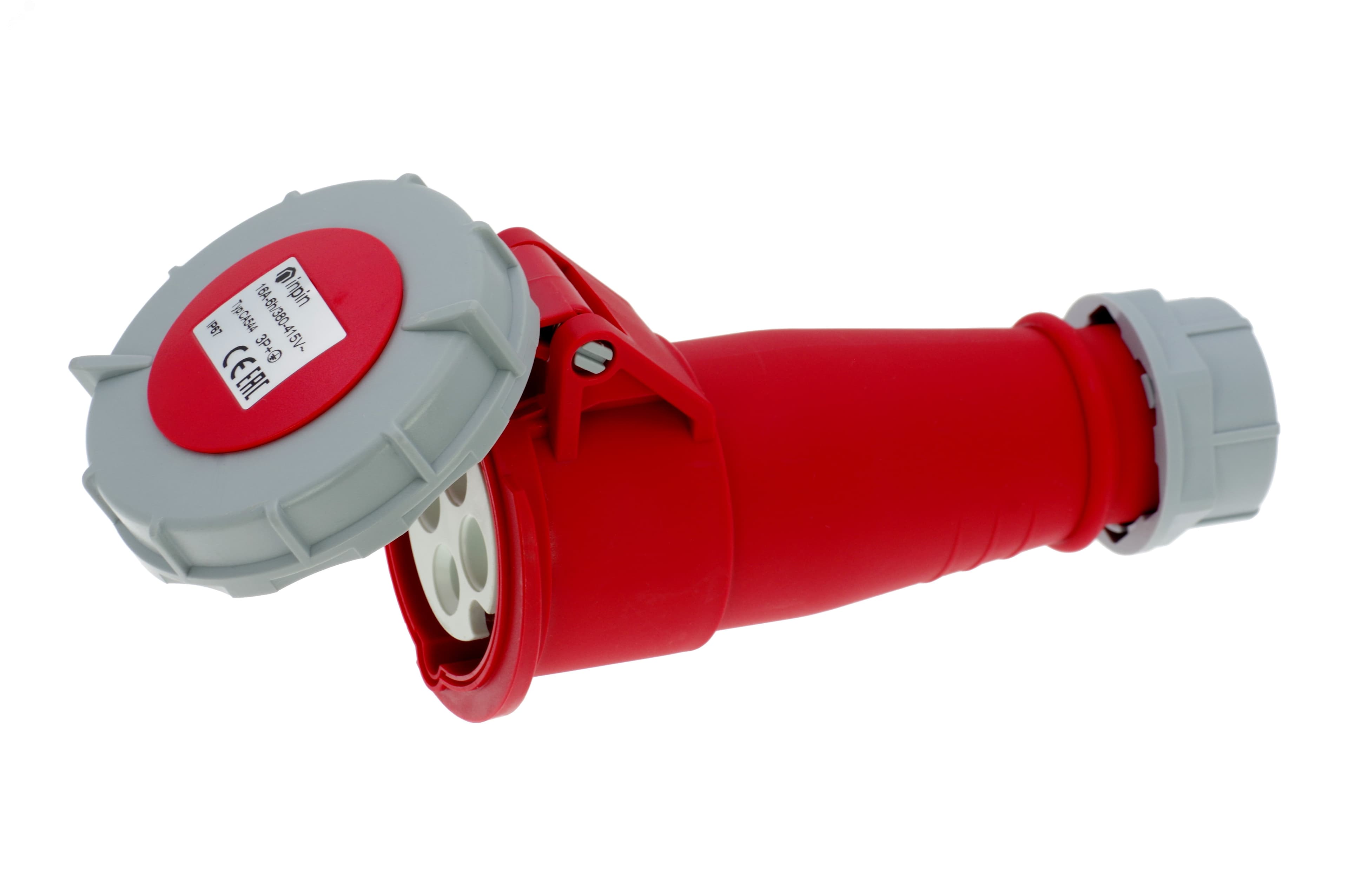 Розетка кабельная 16A/400V/3P+E/IP67