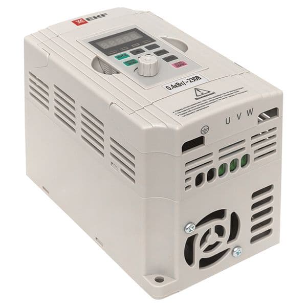 Преобразователь частоты 0.4/0.75 кВт 1х230В VECTOR-100