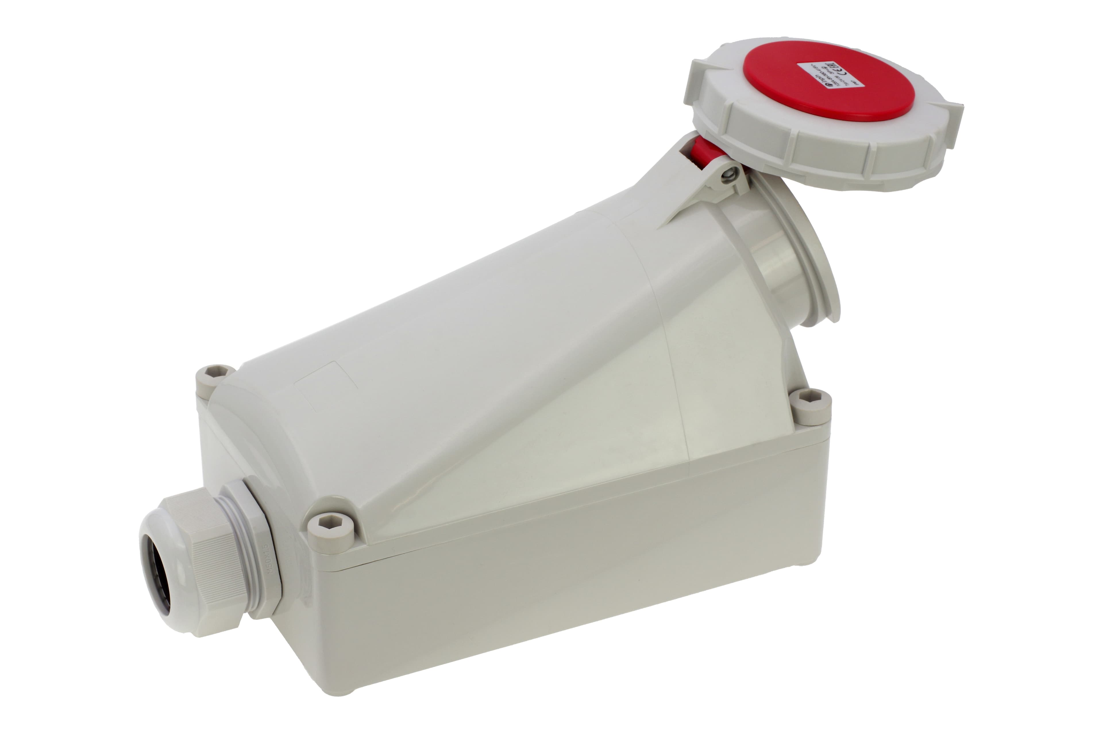 Розетка настенная 125A/400V/3P+E/IP67