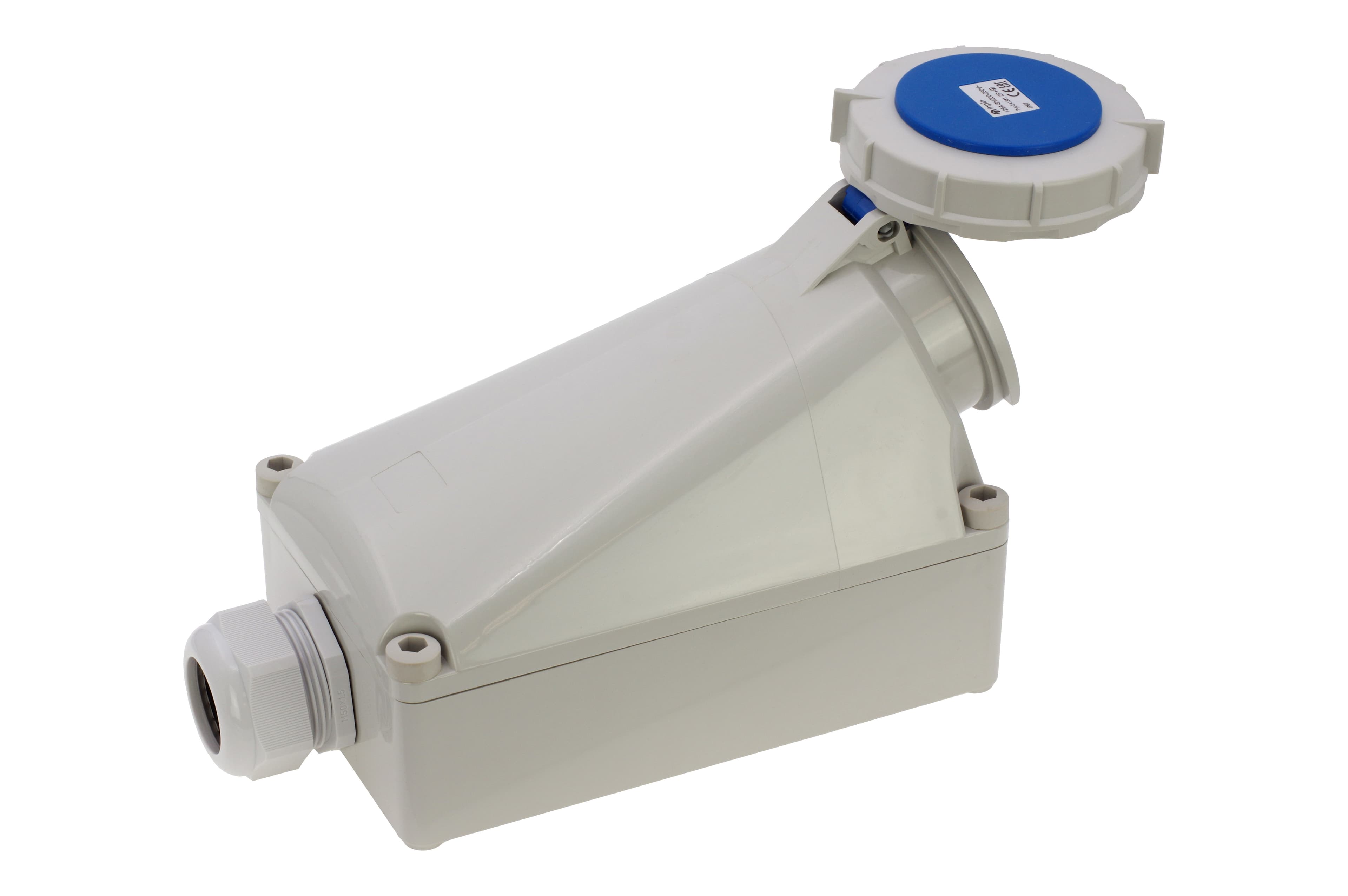 Розетка настенная 125A/230V/1P+N+E/IP67