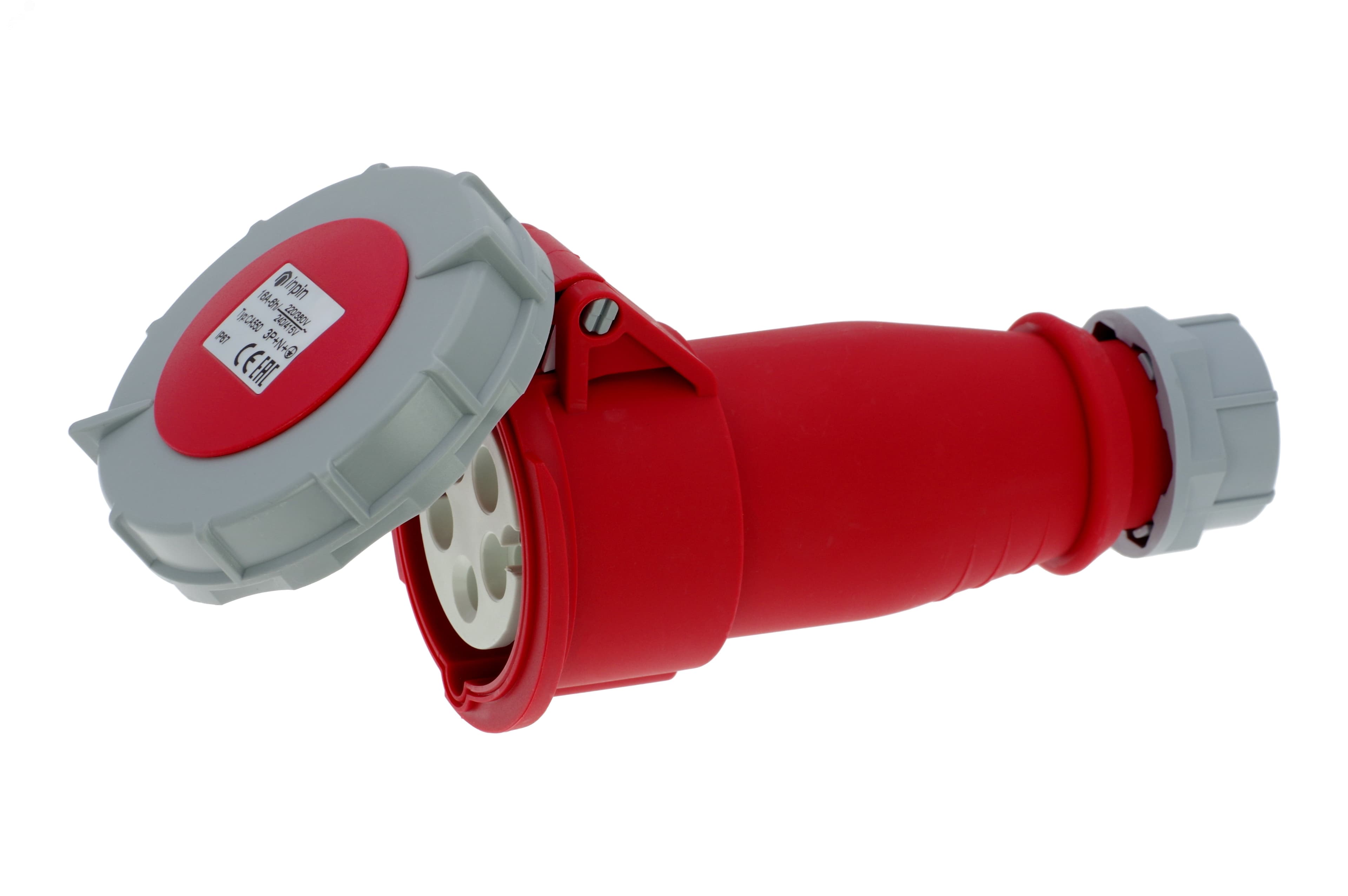 Розетка кабельная 16A/400V/3P+N+E/IP67