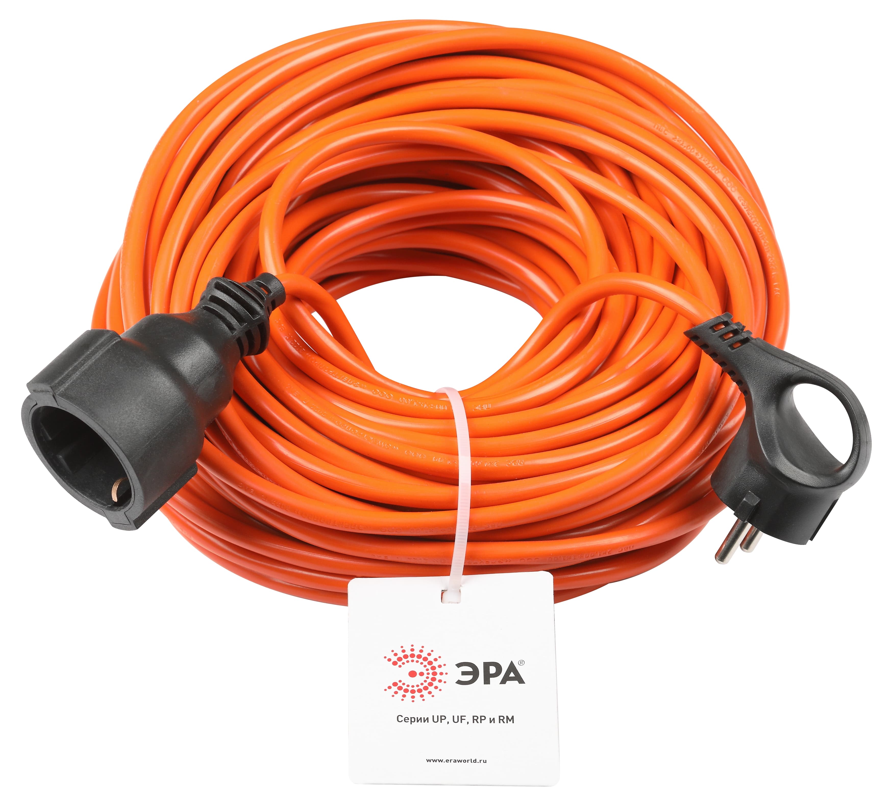 Удлинитель силовой UPx-1e-3x1-30m в бухте с заземлением 1 розетка 30м ПВС 3х1мм2