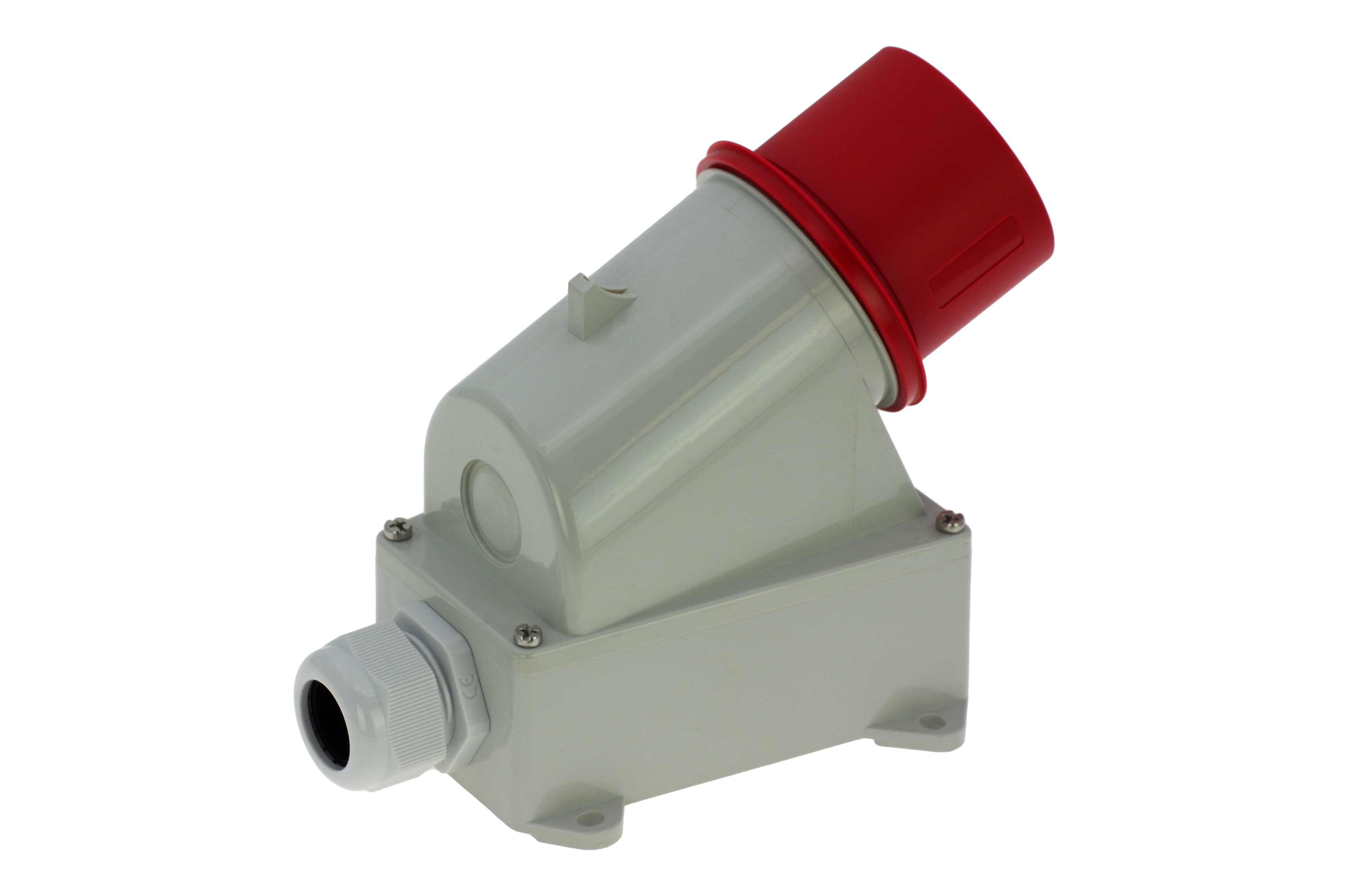 Вилка настенная 32A/400V/3P+N+E/IP44