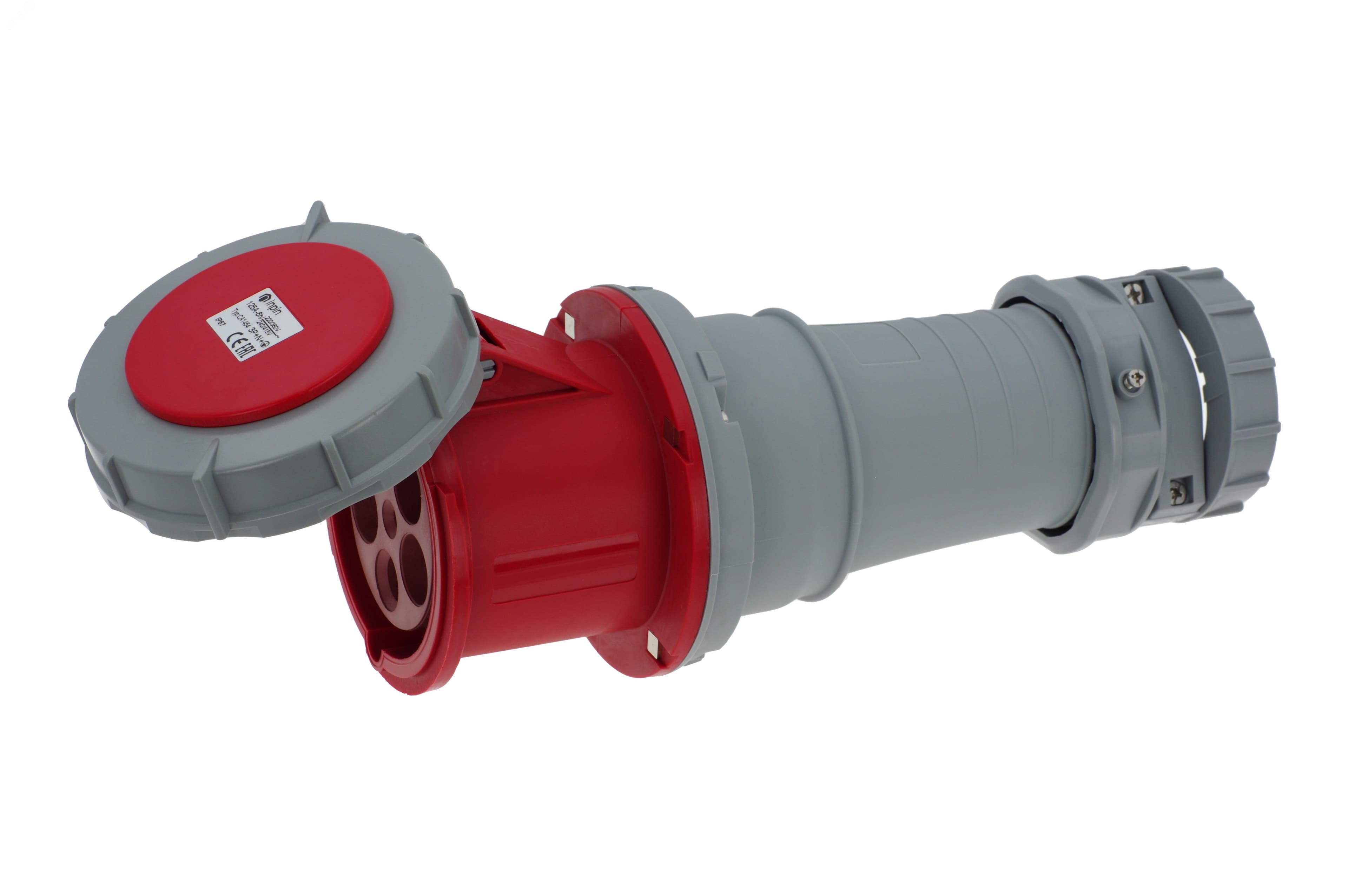 Розетка кабельная 125A/400V/3P+N+E/IP67