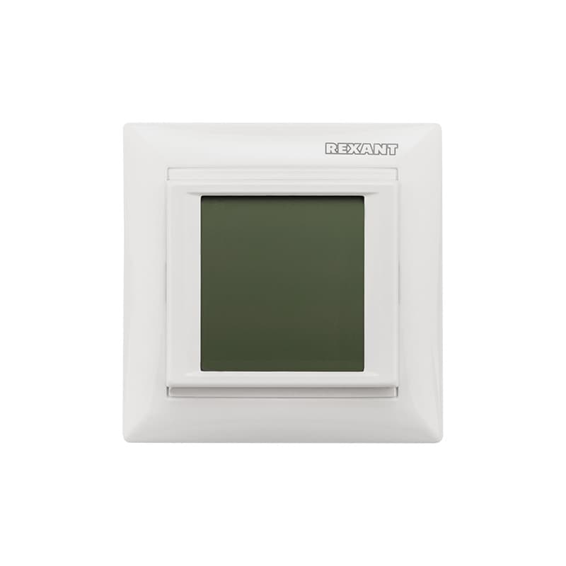 Терморегулятор сенсорный RX-419B, белый, совместим с Legrand серии Valena, REXANT