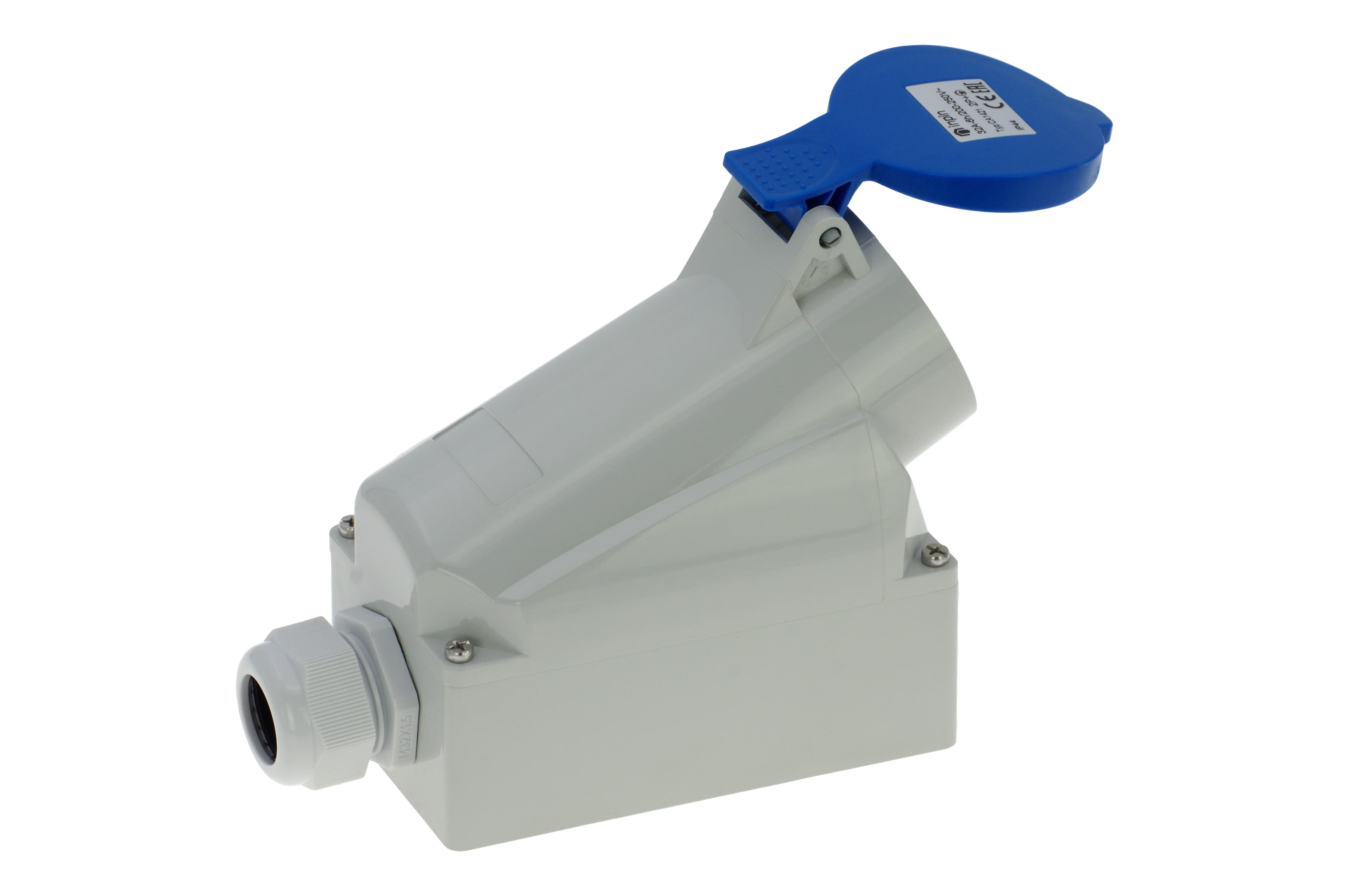 Розетка настенная 32A/230V/1P+N+E/IP44