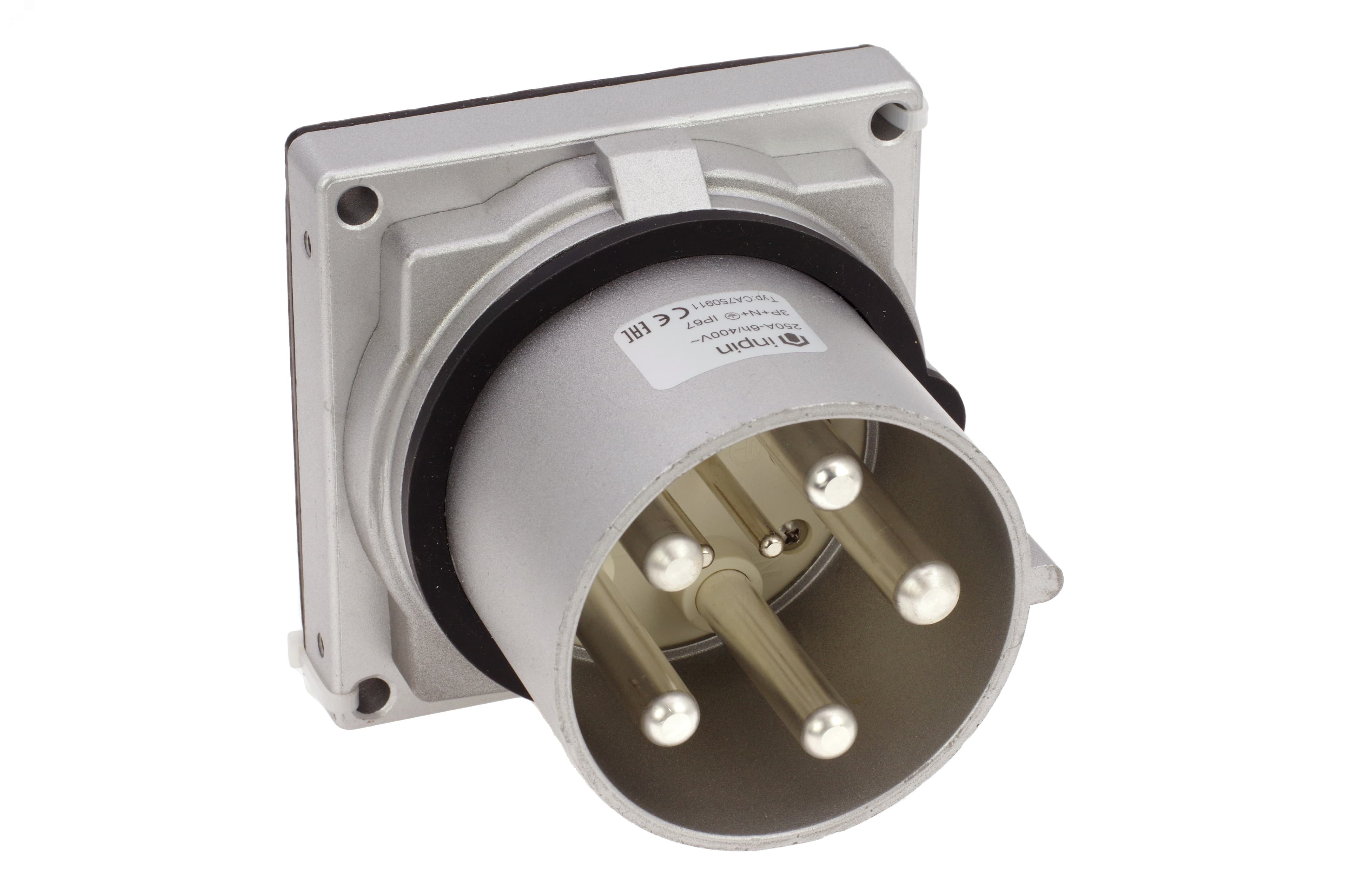 Вилка встраиваемая 160 A/400 V/3P+N+E/IP67
