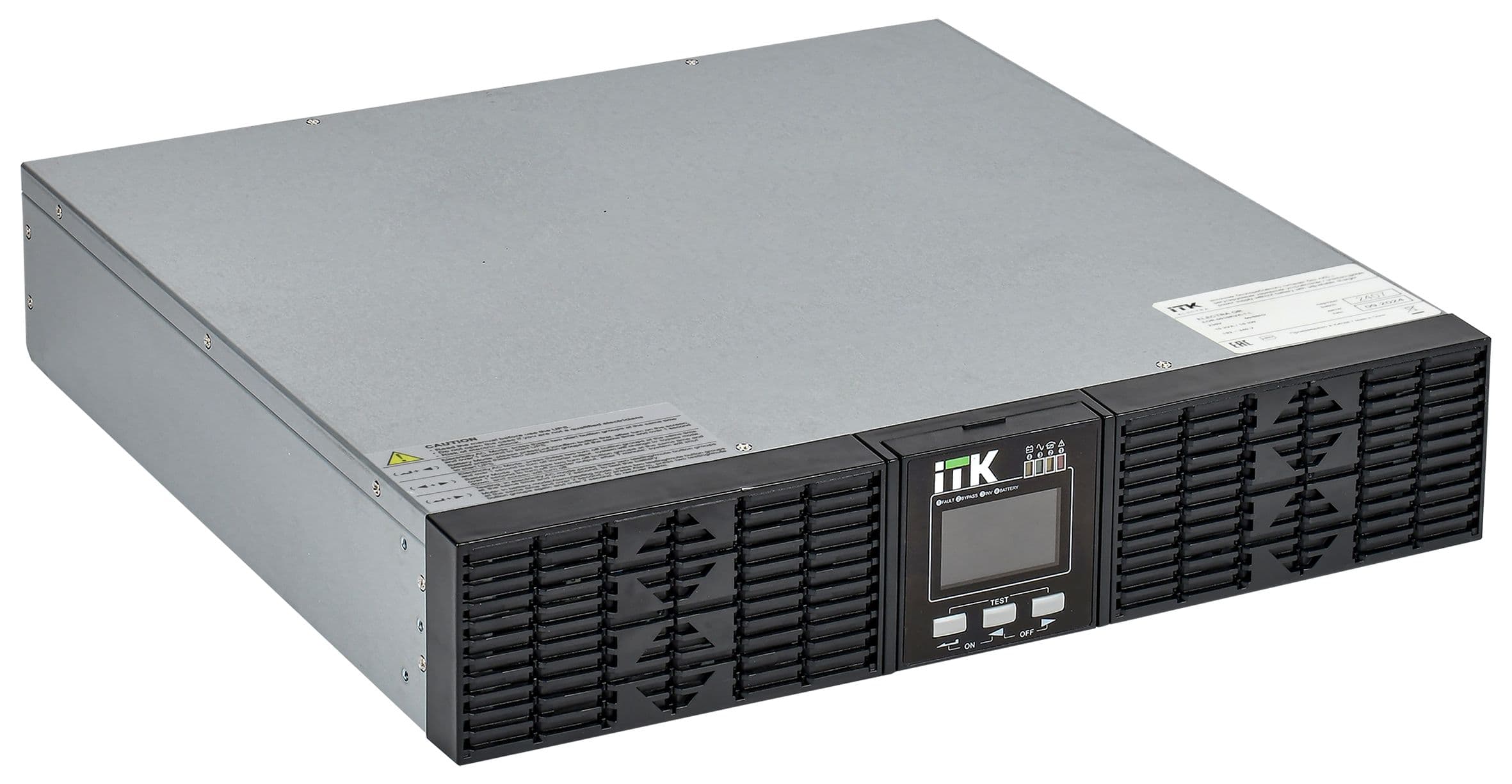 Источник бесперебойного питания Online 6000 ВА/ 6000 Вт Rackmount, однофазный с LCD дисплеем 192-240VDC без АКБ 2U с рег. з/у
