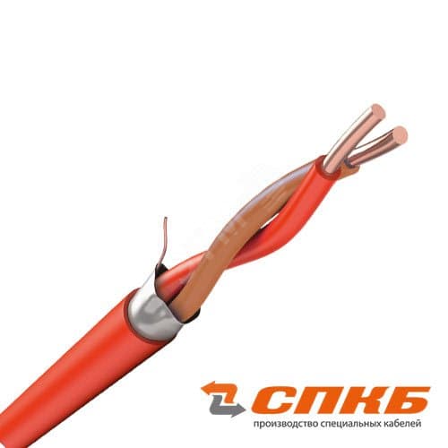 Кабель КПСТЭТнг(А)-HF 1х2х0.50 красный