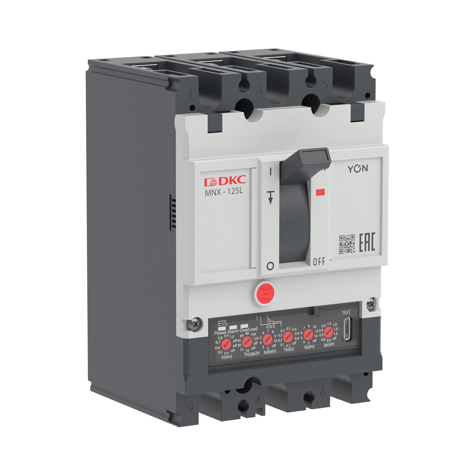 Выключатель автоматический YON pro MNX125L 3P 63 A 70 kA при AC415V расцепитель ETS