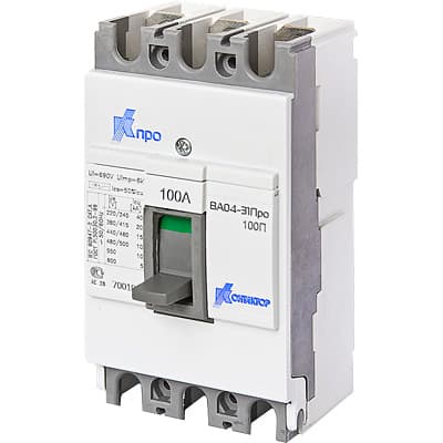 Выключатель автоматический ВА04-31 Про 3p 63 А Icu-10 kA (100C)