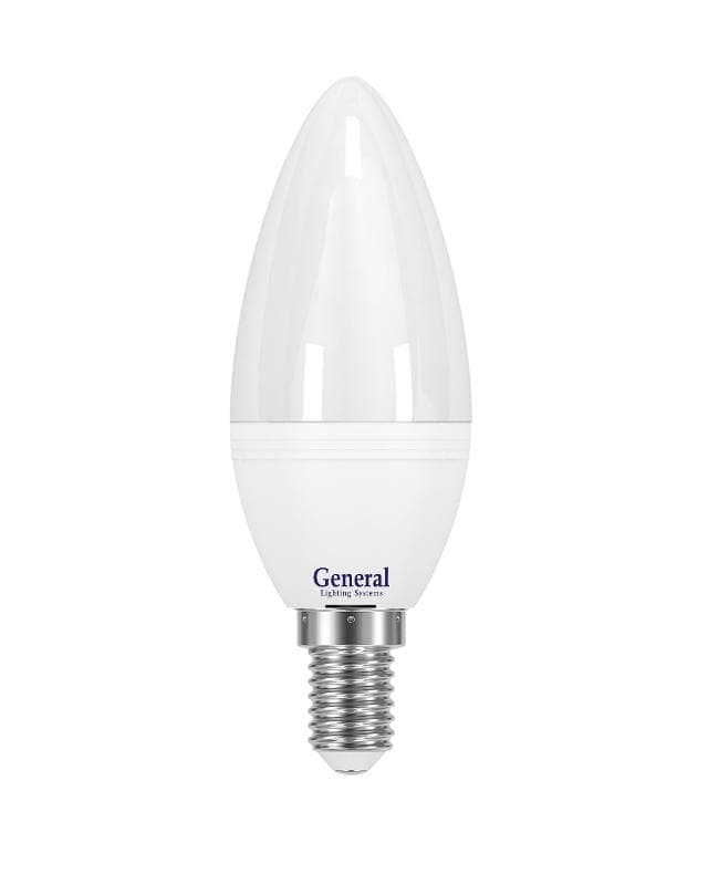Лампа светодиодная LED  7Вт Е14 220В 4500К GLDEN-CF-7-230-E14-4500