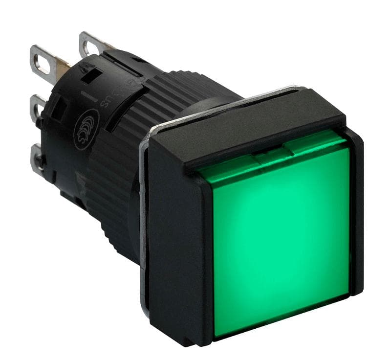 КНОПКА С ПОДСВЕТКОЙ НО НЗ 12V XB6ECW4J1P