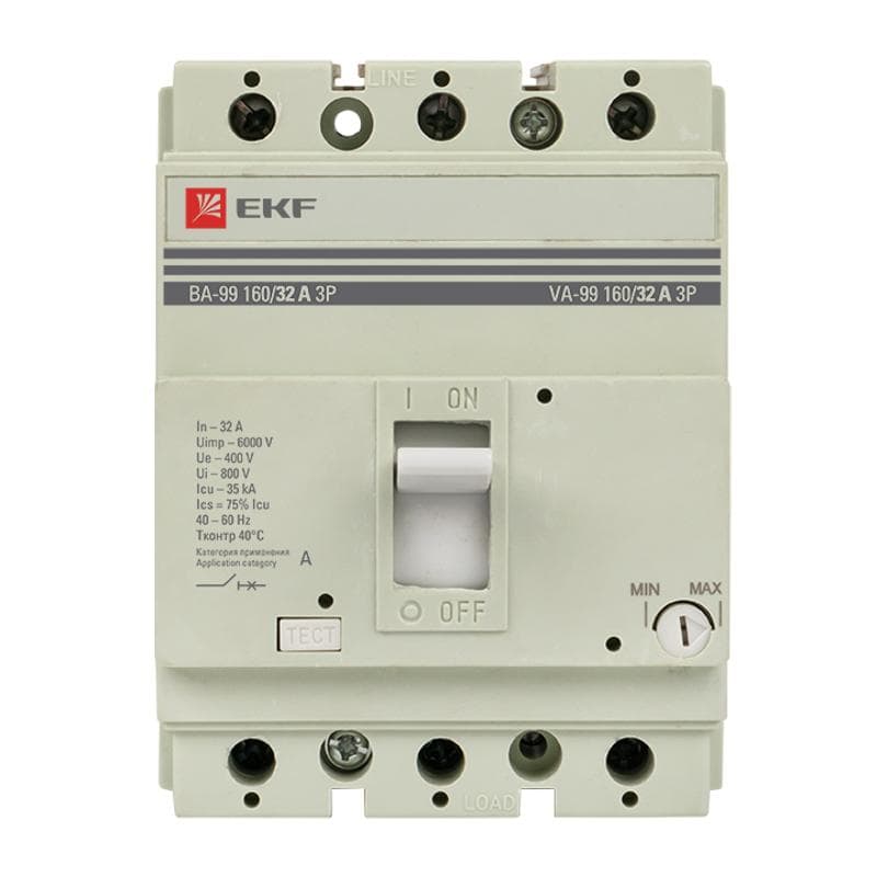 Выключатель автоматический ВА-99 160/32А 3P 35кА EKF PROxima