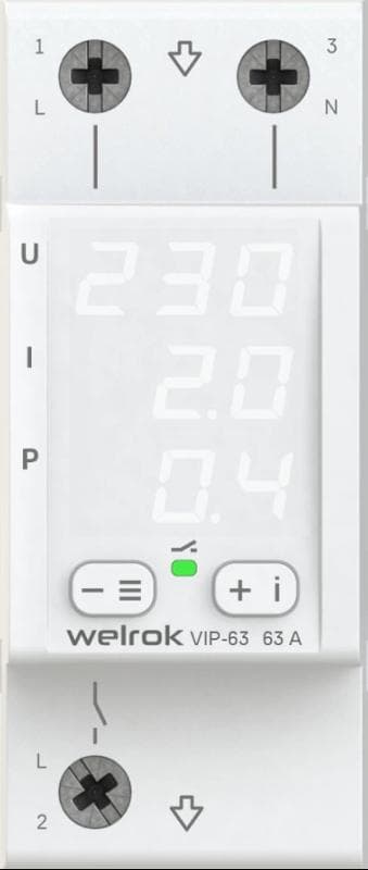 Реле многофункциональное VIP-63 Welrok