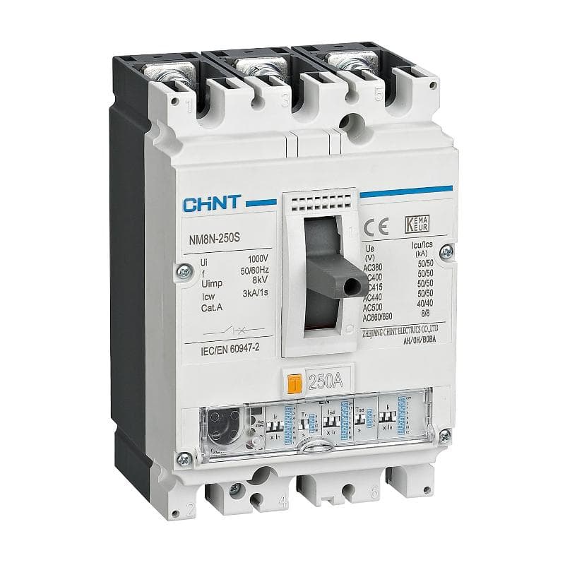 Выключатель автоматический NM8N-250S EN 3P 250А 50кА с электр. расцепителем (R)