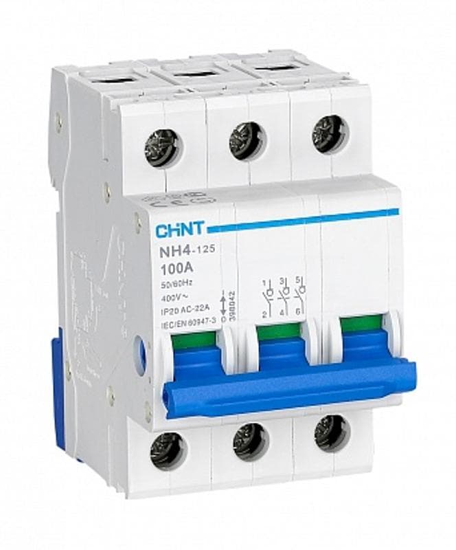Выключатель нагрузки NH4 3P 63A (DB) (R)