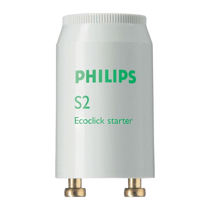 Стартер для люминесцентных ламп - Philips S2 220-240V 4-22W - 928390710186