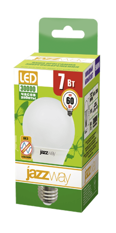 Лампа светодиодная LED 7Вт Е27 220В 5000К PLED- ECO- A60 груша