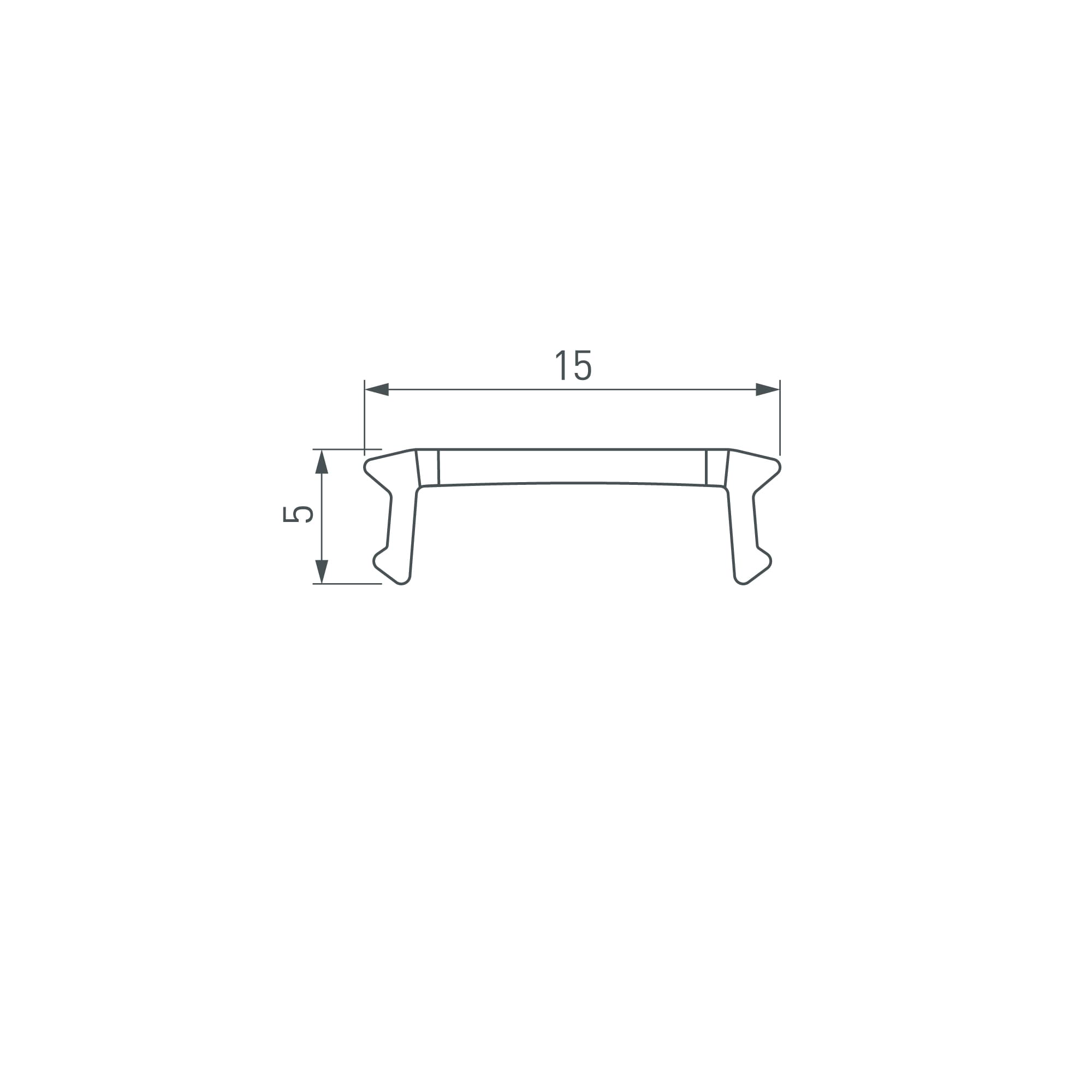 Экран LINE-2000 NARROW WHITE Пластик