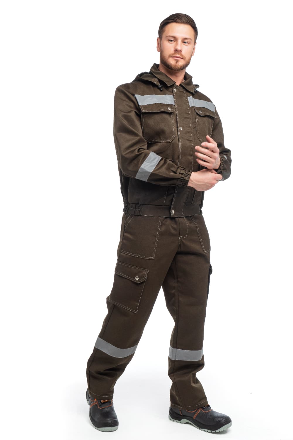 Костюм АНТЕЙ с СОП куртка п к цв. хаки 60-62 120-124 182-188