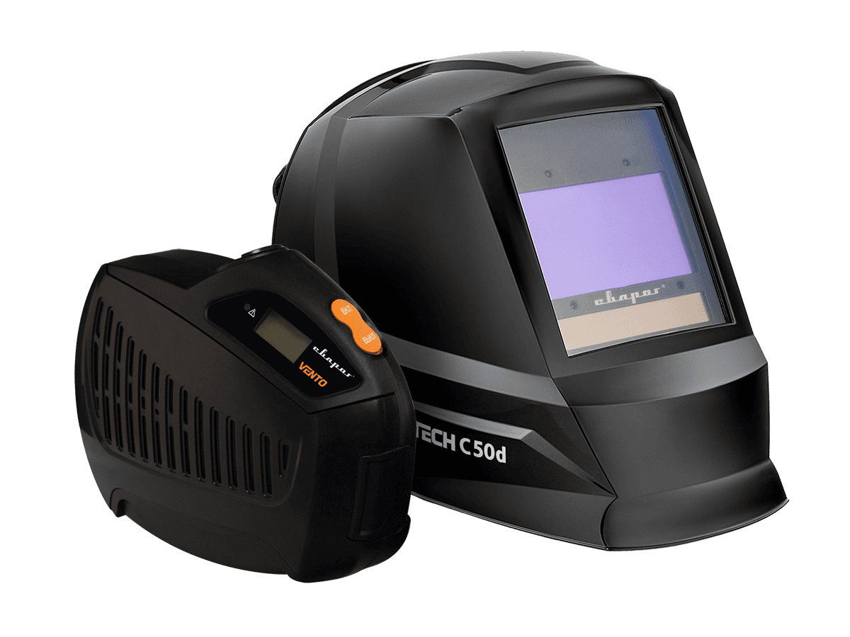 Щиток сварщика TECH C50d и блок Vento
