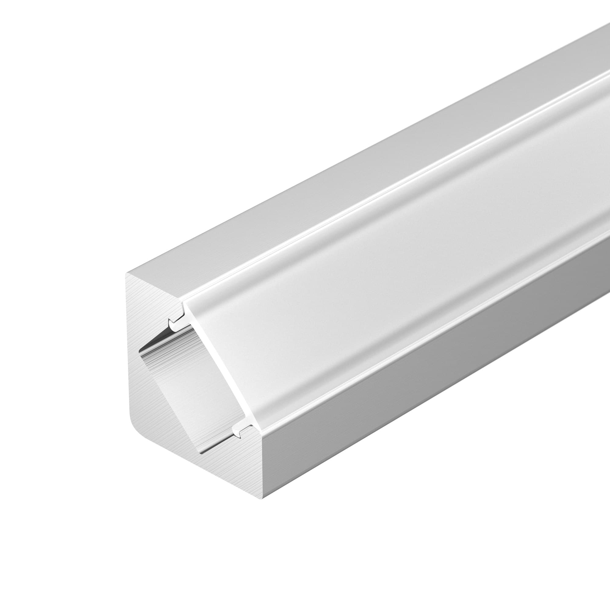 Профиль с экраном ALU-D45-2000 ANOD+FROST (ARL, Алюминий)