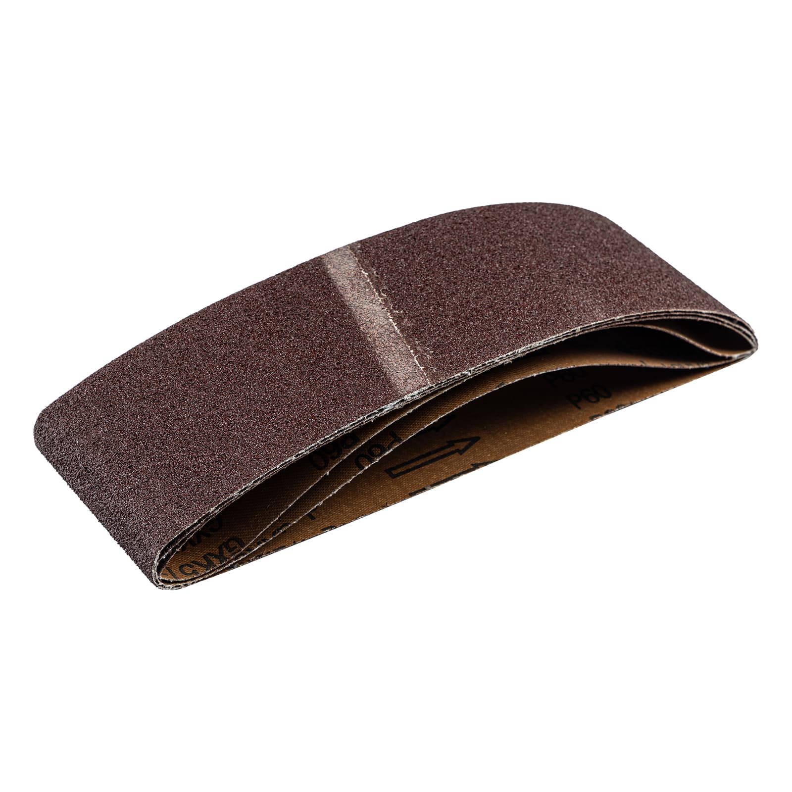 Лента абразивная бесконечная, P 60, 75 х 533 мм, 3 шт.