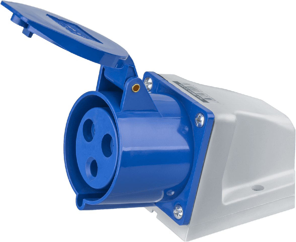 Розетка NCA-SR123-32-220 стационарная наружная 32А 2P+PE IP44