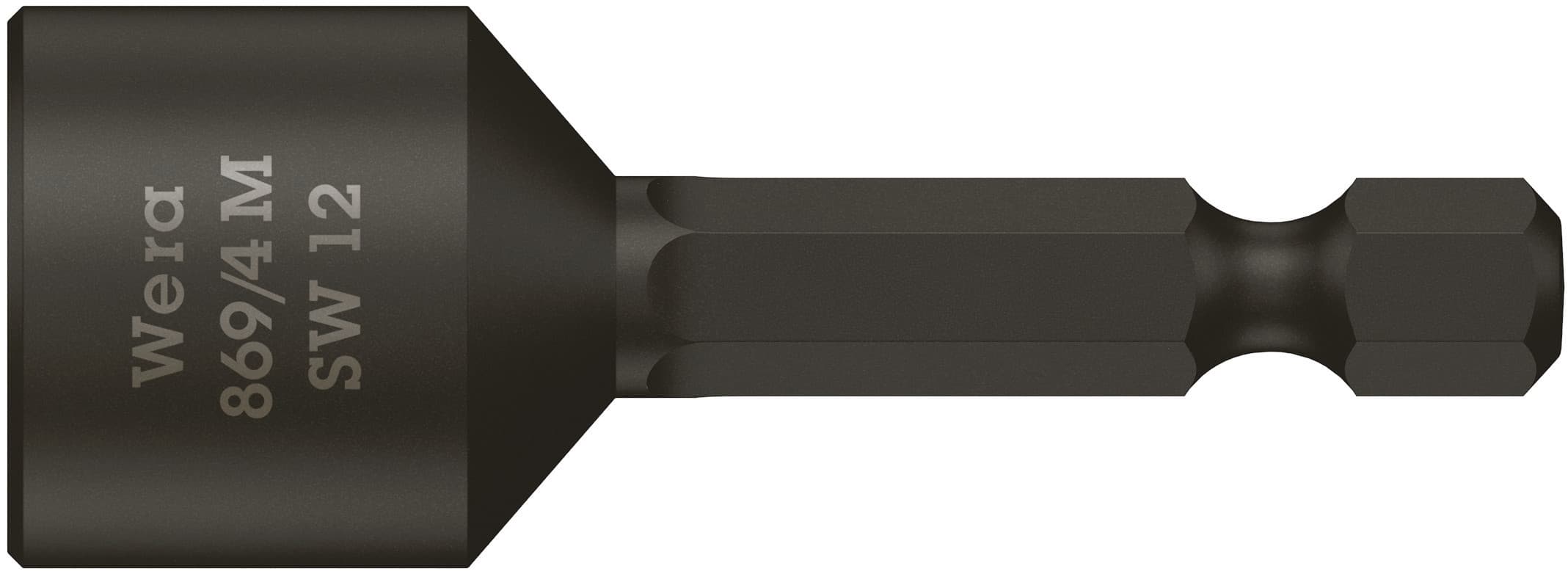 Головка торцевая 869/4 M с магнитом хвостовик 1/4 E 6.3 12X50 мм