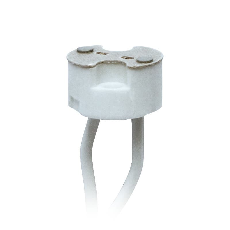 Патрон керамический ULH-GU4/GU5.3-Ceramic-15cm для лампы на цоколе GU4/GU5.3
