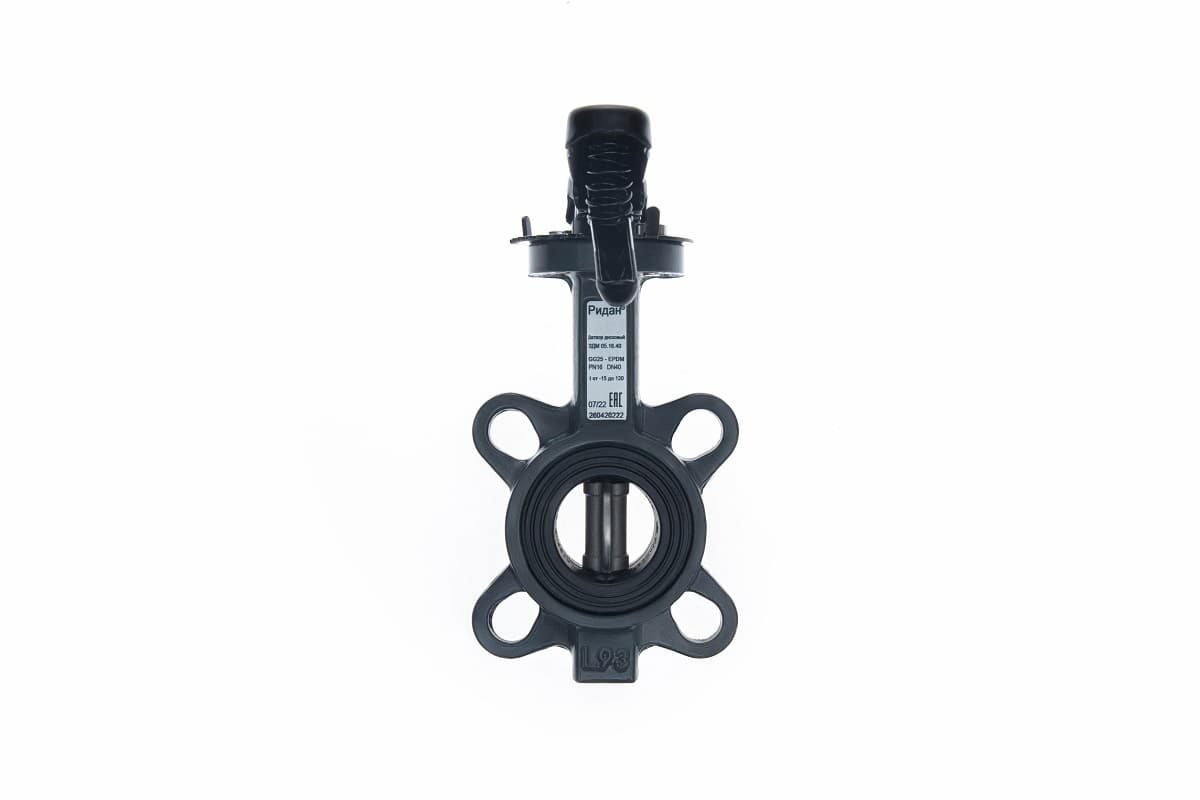Затвор дисковый поворотный PN16 DN 40 нерж/EPDM/ЭП220В