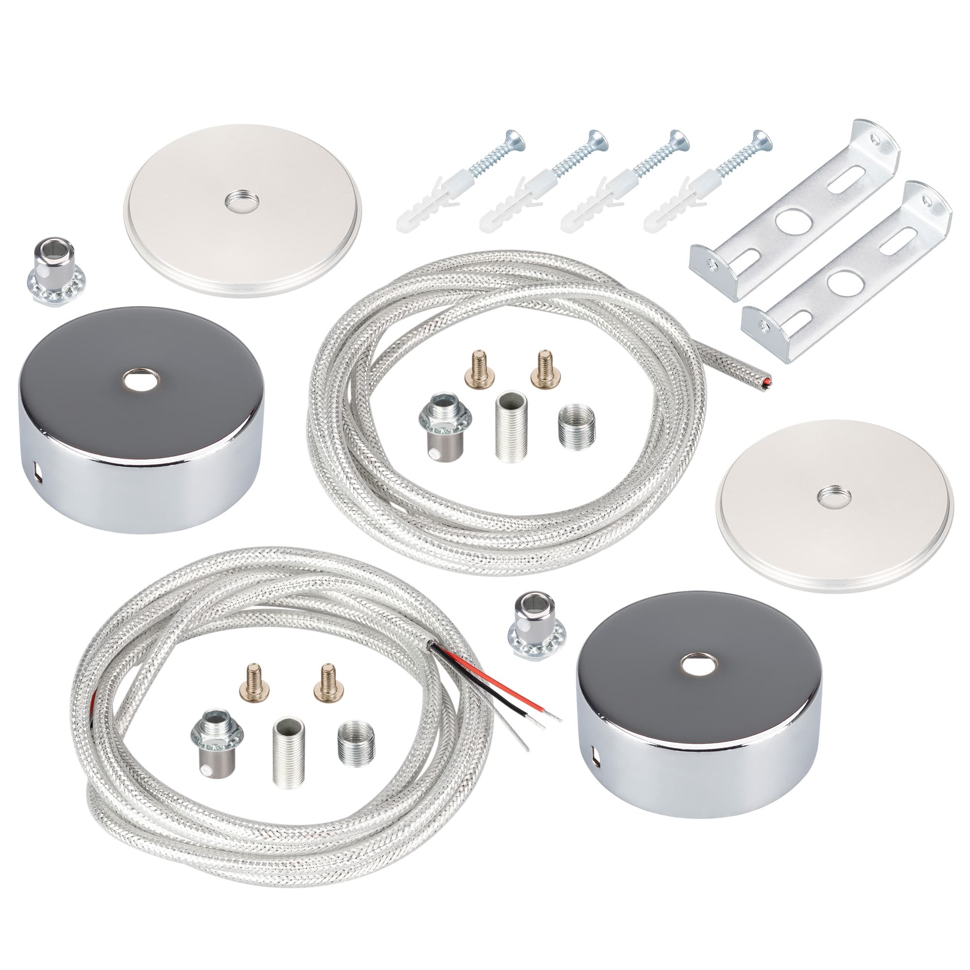 Подвес токопроводящий ARL-SL-ROUND-D70-360deg горизонтальный (провод 2x0.5)