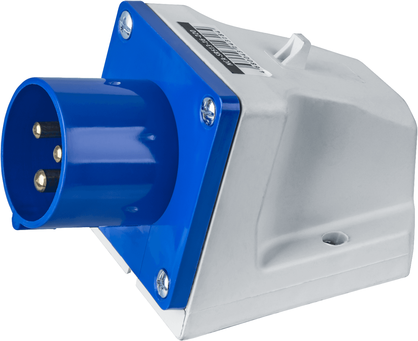 Вилка NCA-SR513-16-220 стационарная 16А 2P+PE IP44