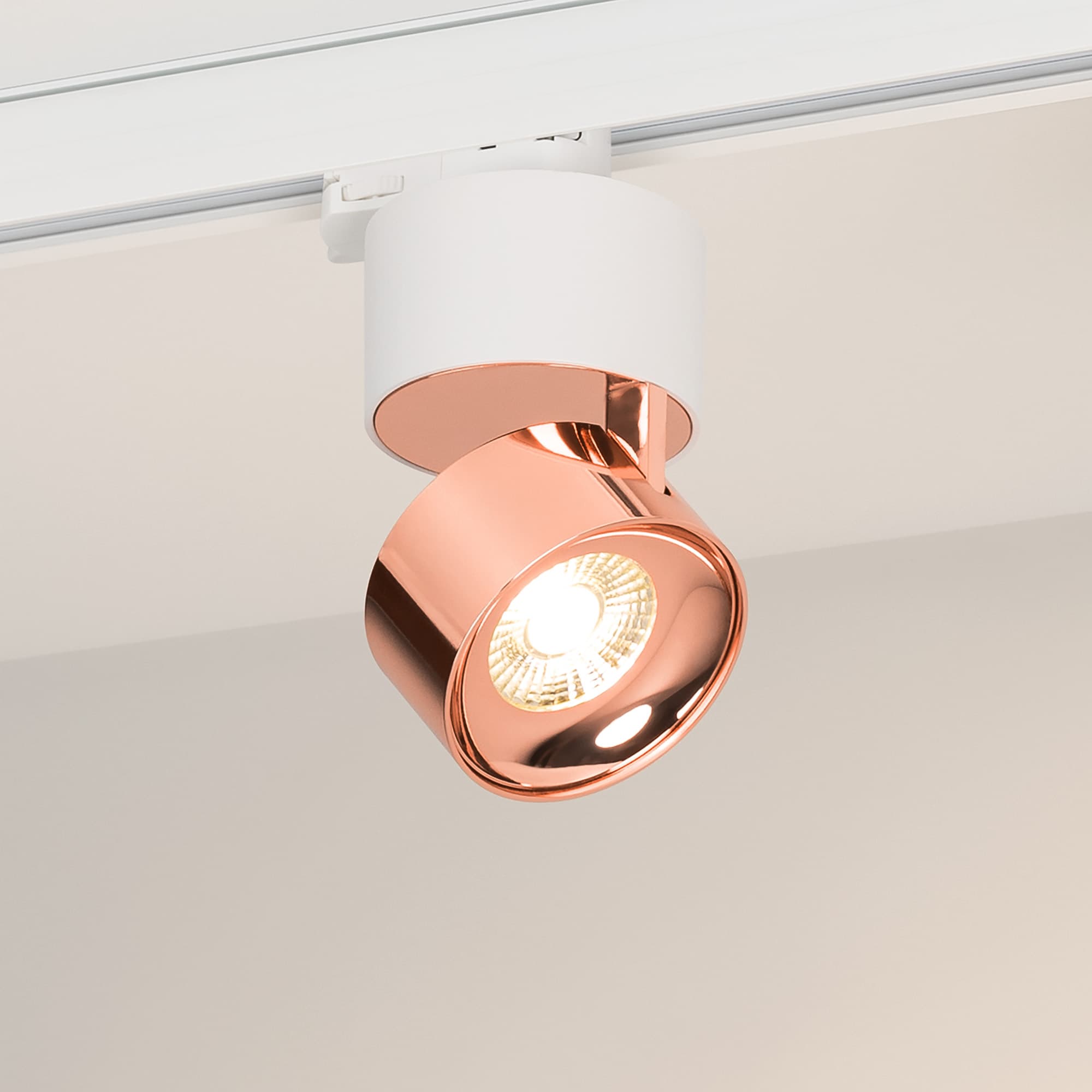 Светильник светодиодный трековый SP-PLURIO-TRACK-4TR-R77-9W Day4000 (WH-COP, 36 deg, 230 В) (ARL, IP20 Металл, 3 года)