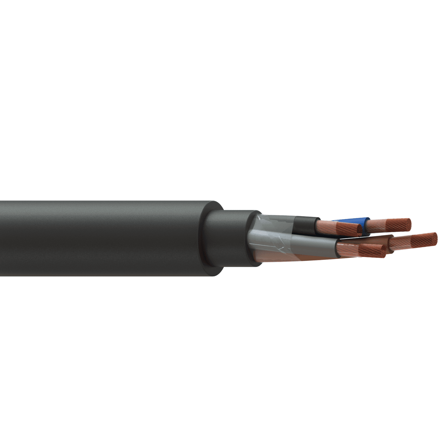 Кабель силовой КГТП 4х6(N) 380/660-2 ТРТС