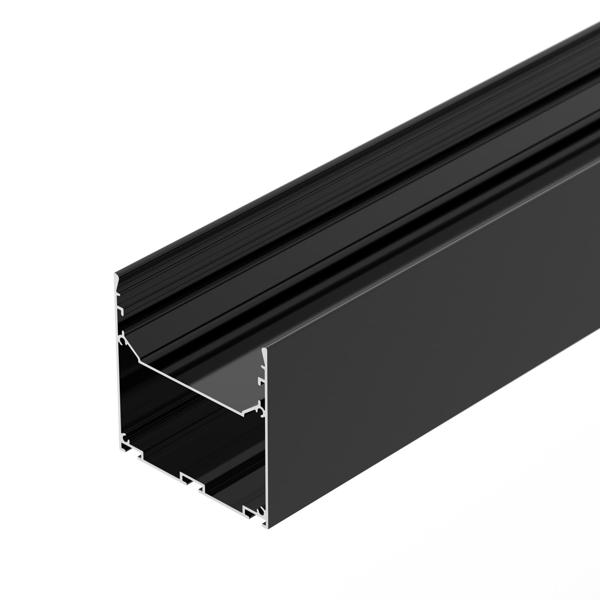 Профиль LINE-S-7575-3000 BLACK (Алюминий)