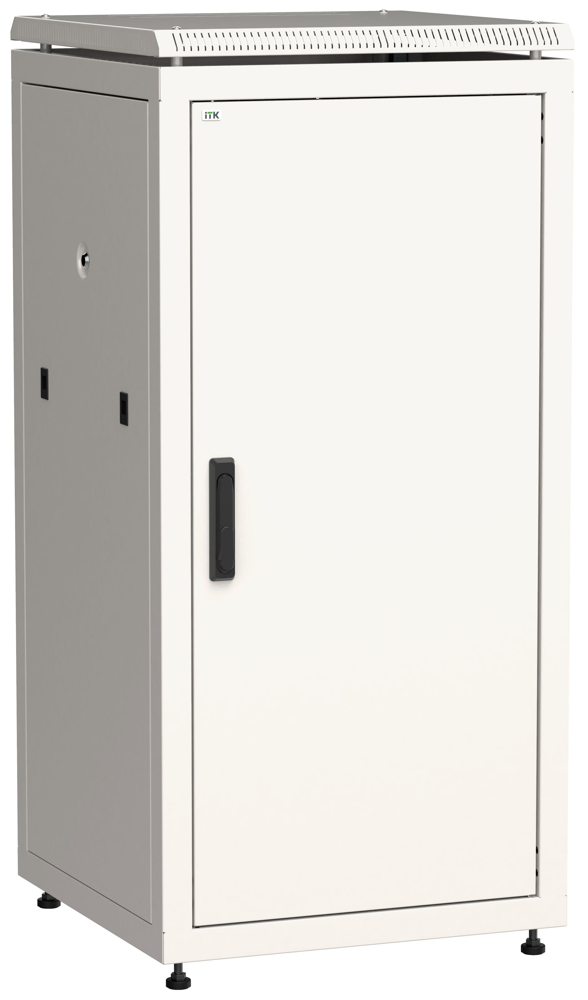 Шкаф сетевой 19дюйм LINEA N 28U 600х800 мм металлическая передняя дверь серый